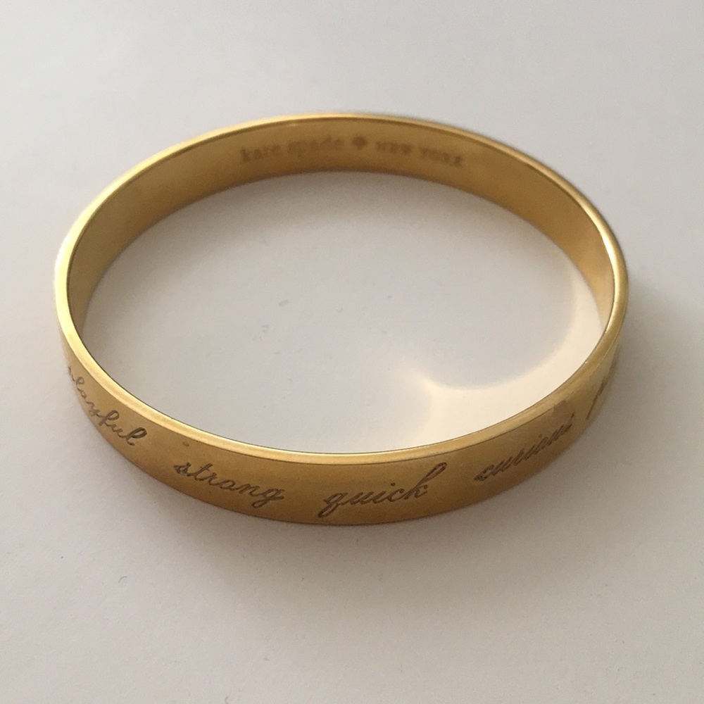 Kate spade gold bangle